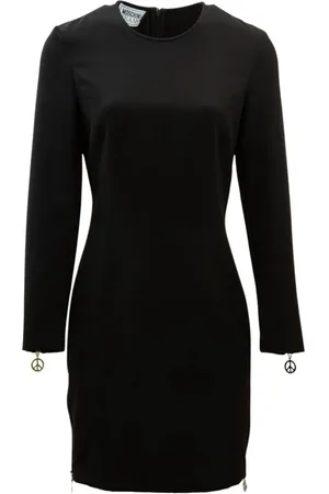 Moschino Fitted Short Dress with Zipper Closure
