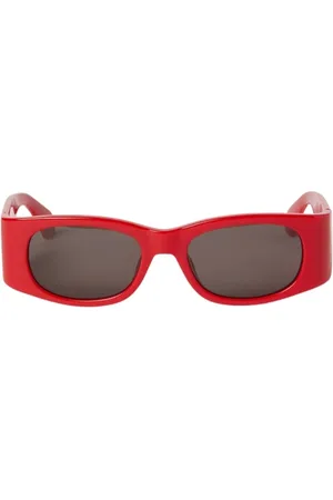 AMBUSH Sunglasses, female, , 56 MM, Square Oversized Sunglasses with Metal Accents