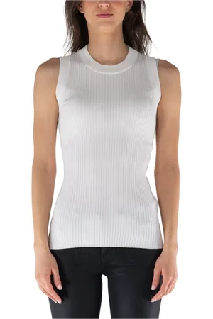 Sportmax Sleeveless Tops, female, , L, Stylish Sleeveless Tank Top