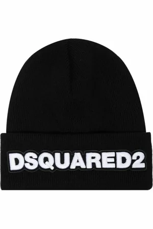 Dsquared2 Beanies, male, , ONE SIZE, Logo Beanie Knitted Wool