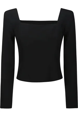 FEDERICA TOSI Blouses, female, , S, Elegant Square Neck Jumper
