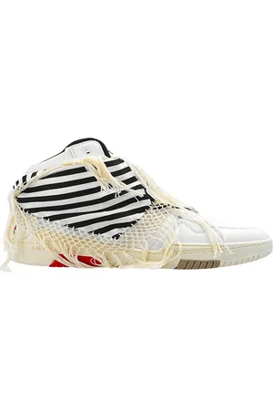 Saint Laurent White Leather Trainers Ss23