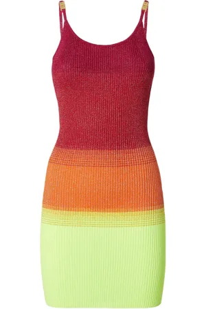 GCDS Lurex Mini Dress Degradé Effect