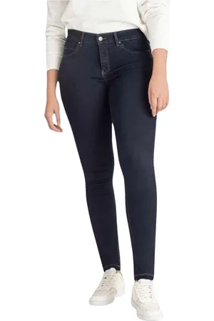 Mac Skinny Jeans, female, , 2XL, Slim Fit Straight-Leg Black Jeans