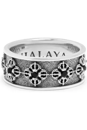 Nialaya Rings, male, , 60 MM, Sterling Silver Dorje Ring