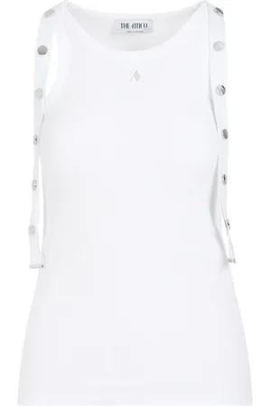 The Attico Sleeveless Tops, female, , XS, Ribbed Tank Top