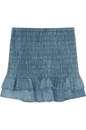 Isabel Marant Short Skirts, female, , XS, Cotton Ruffle Short Skirt