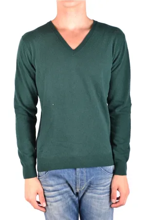 D.A. Daniele Alessandrini Stylish V-neck Knitwear for Men