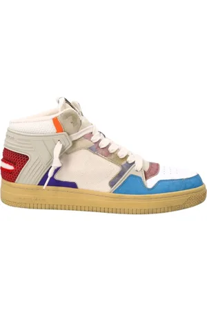 Philippe model Sneakers, male, , 8 UK, Patchwork High Top Trainers