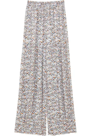 Patrizia Pepe Tribal Print Wide Leg Palazzo Trousers