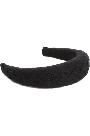 Patou Cotton Headband with Embroidered Waves