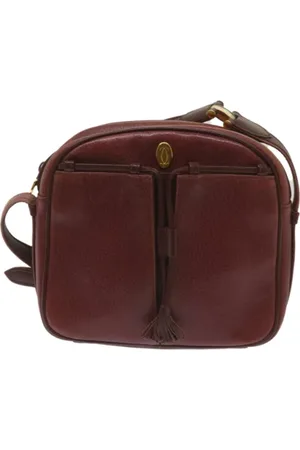 Cartier Pre-owned Cross Body Bags, female, , ONE SIZE, Pre-owned Leather shoulder-bags