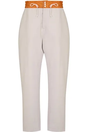 Takaturna Sandy & Orange Cropped Trousers