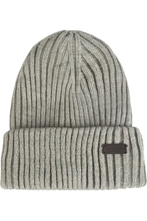 Barbour Grey Beanie Scarf Set