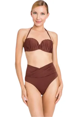 Twin-Set Bikinis, female, , S, Plissé Bandeau Bikini Set
