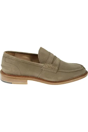 TRICKERS Suede Moccasin Loafers