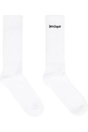 Palm Angels Socks, male, , L/XL, Logo Cotton Socks