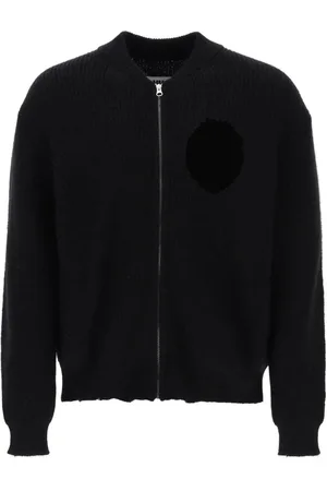 Maison Margiela Cardigans, male, , M, Destroyed Cardigan with Zipper Fastening