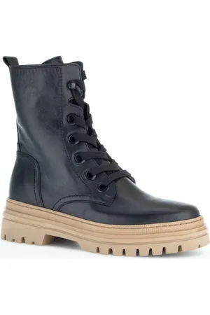 Gabor Lace-up Boots, female, , 4 UK, Caramel Closed Booties