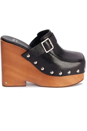 Ami Studded Platform Mules Sandals