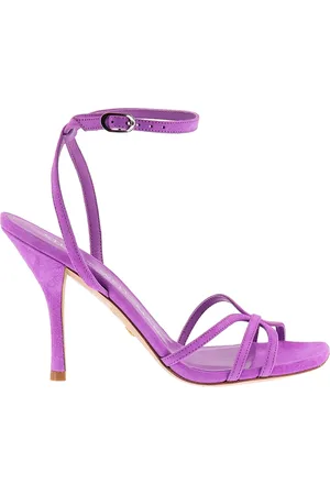 Stuart Weitzman Suede Sandals Elegant Stiletto Heel