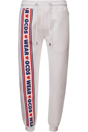 GCDS Sweatpants, male, , L, Jogging Trousers with Logo