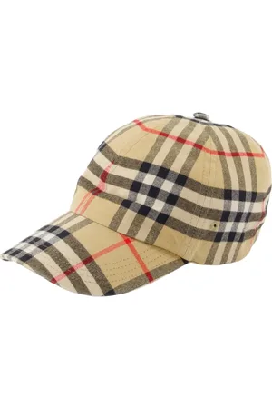 Burberry Caps, unisex, , S, Checkered Snapback Cap Vintage Style