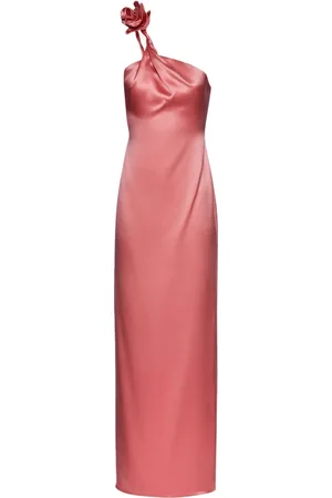 MAGDA BUTRYM Maxi Dresses, female, , S, Silk Rose Applique Midi Dress