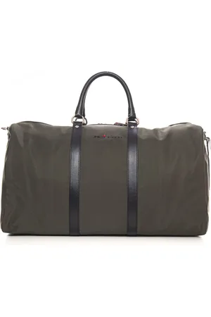 Kiton Weekend Bags, male, , ONE SIZE, Leather Travel Bag with Adjustable Strap