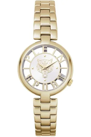 Philipp Plein Watches, female, , ONE SIZE, Tiger Luxe Golden Watch