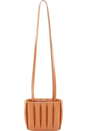 THEMOIRÈ Cross Body Bags, female, , ONE SIZE, Shiny Apricot Mini Tote Vegan Bag