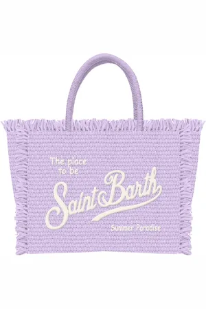 MC2 SAINT BARTH Straw Vanity Bag Beach Leisure White