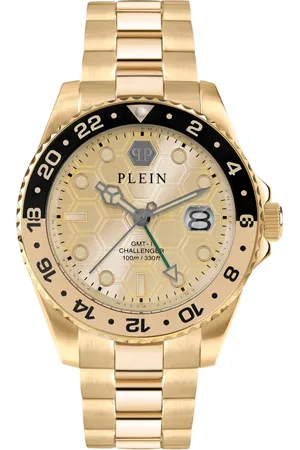 Philipp Plein Watches, male, , ONE SIZE, Gmt-I Challenger Gold Watch