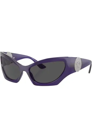 VERSACE Bold Wpap-Around ;0Ve4450; Sunglasses /Transparent violet