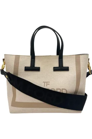 Tom Ford Pre-owned Tote Bags, female, , ONE SIZE, Pre-owned Canvas totes