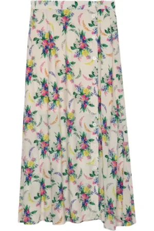 Zadig & Voltaire Midi Skirts, female, , 2XS, Pale Pink Floral Print Maxi Skirt