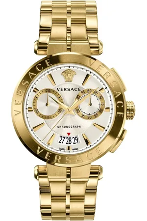 VERSACE Aion Chronograph Gold Stainless Steel Watch