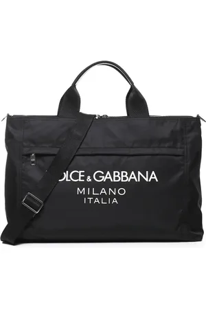 Dolce & Gabbana Tote Bags, male, , ONE SIZE, Nylon Hand Bag with Logo