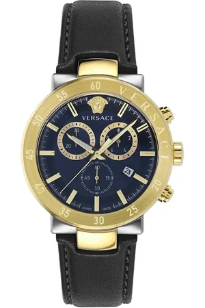 VERSACE Watches, male, , ONE SIZE, Chronograph Urban Mystique Leather Watch
