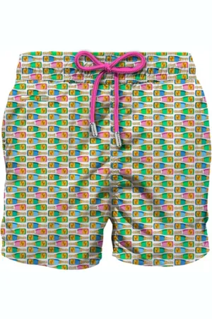 MC2 SAINT BARTH Beachwear, male, , XL, Sea Clothing MultiColour Lighting Micro