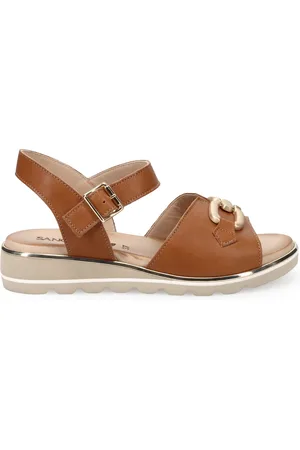 SANGIORGIO Flat Sandals, female, , 1 UK, Leather Sandals