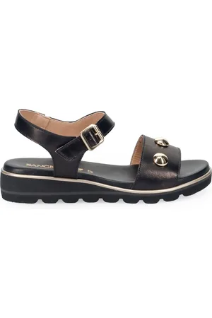 SANGIORGIO Flat Sandals, female, , 3 UK, Leather Comfort Sandals