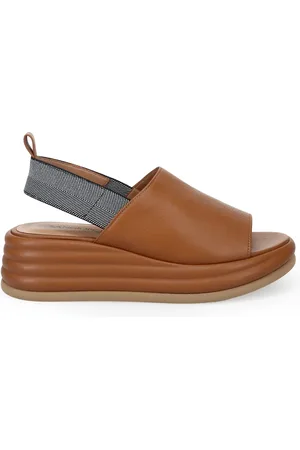 SANGIORGIO Flat Sandals, female, , 2 UK, Leather Sandals