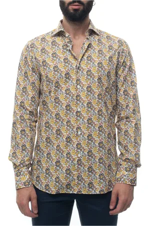 Carrel Casual Shirts, male, , L, Fantasy Flowery Casual Shirt Made in Italy