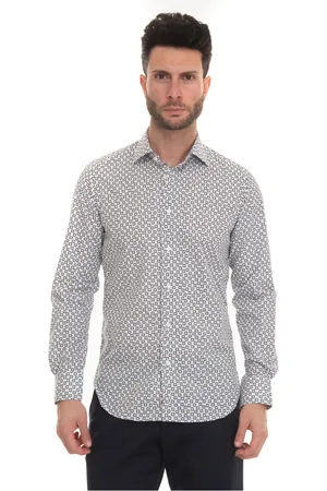 Carrel Casual Shirts, male, , 2XL, Floral Dress Neck Casual Shirt