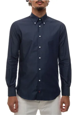 Carrel Casual Shirts, male, , L, Chambray Button-Down Casual Shirt