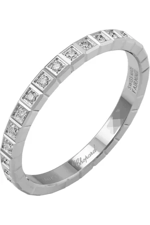 Chopard Rings, male, , ONE SIZE, Ice Cube Pure Gold Diamond Full-Set Ring