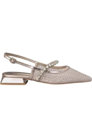 Alma en Pena Ballerinas, female, , 4 UK, Crystal Mesh Flat Shoe