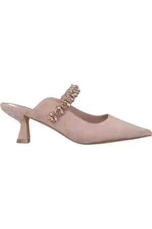 Alma en Pena Heeled Mules, female, , 4 UK, Pointed Toe Heel Shoe Buckle Closure