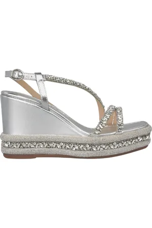 Alma en Pena Wedges, female, , 8 UK, Stone-Embellished Wedge Sandal